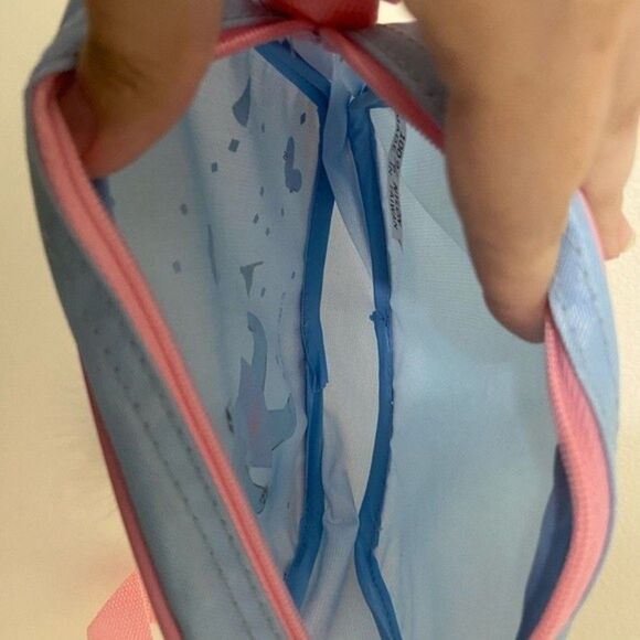 Vintage 1989 Sanrio Cheerleader Teddy Bear Mini Purse Feather Pom Pom Blue NWT - Picture 10 of 10